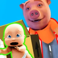 Escape & Hide John Pork Horror